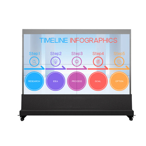 Pantalla táctil vertical inteligente <span class=keywords><strong>OLED</strong></span> de 55 pulgadas Android publicidad <span class=keywords><strong>oled</strong></span> pantalla de publicidad digital de alta transparencia - Product Image 5