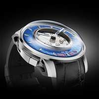 Montre mécanique automatique Lucky Harvey, série Player, pour homme, 43 mm, verre saphir, bouton de jeu, remontage automatique ZLS304
