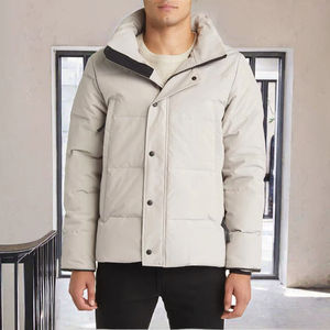 Nueva Chaqueta Urbana con Capucha de Lana Blanca para Hombre y Mujer, Abrigo Cálido de Invierno, Ecológico, Transpirable, Relleno de Poliéster, Diseño Simple - Product Image 3