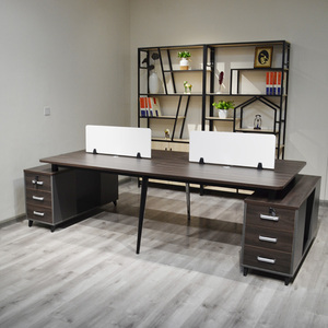 Nuovo prodotto mobili per ufficio più scrivania da ufficio 4 persone workstation tavolo da ufficio di alta qualità - Product Image 2