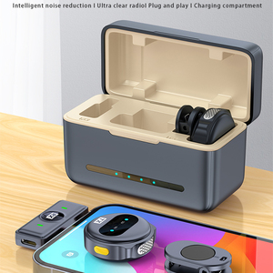 Tokdance Chuyên Nghiệp Xách Tay Mini Không Dây Lavalier Condenser <span class=keywords><strong>Microphone</strong></span> Ve Áo Tiếng Ồn Hủy Bỏ Mic <span class=keywords><strong>iPhone</strong></span> C Điện Thoại Máy Ảnh - Product Image 2