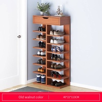 Meuble à chaussures anti-poussière de type économique pour la maison avec plusieurs niveaux pour gagner de la place, étagère à chaussures de grande capacité à l'entrée