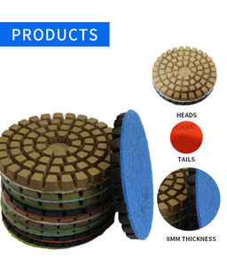 2024 gran oferta, almohadilla de pulido de diamante húmedo de piedra de brillo verdadero personalizada para granito - Product Image 5