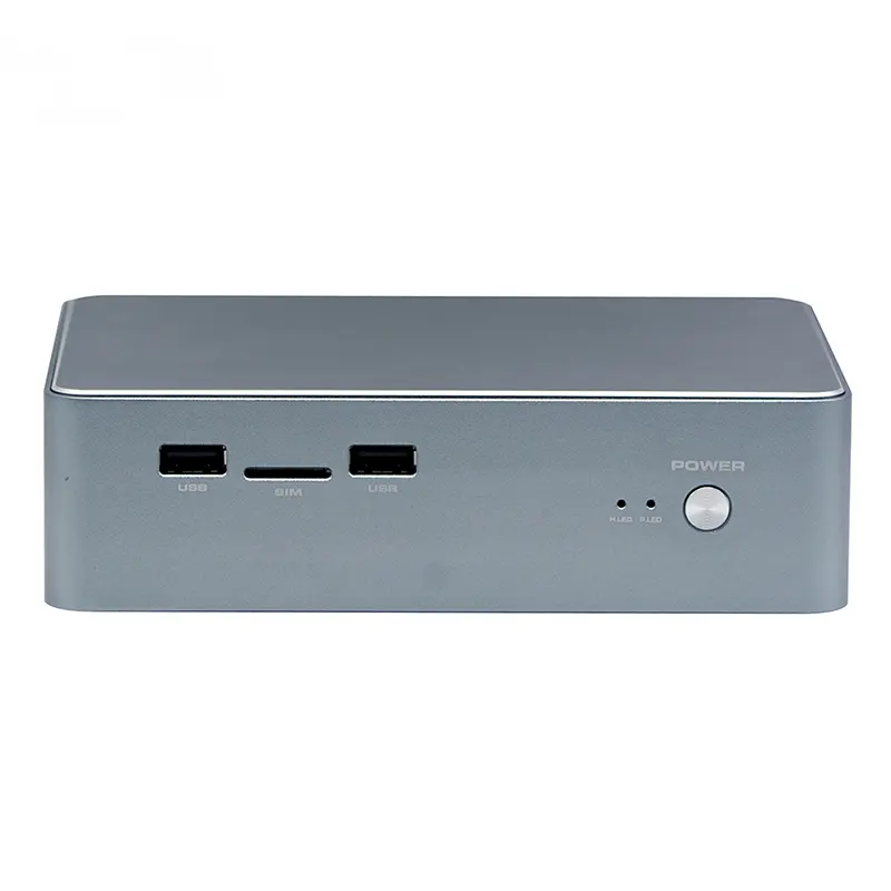 Win11 Liunx Industriële Fanless Mini Pc J1900 Hd-Mi + Vga Ddr3l 1600 8Gb Mini Comput Portabiliteit