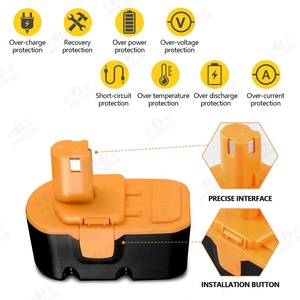 Jintion <span class=keywords><strong>NiMH</strong></span> SC <span class=keywords><strong>3000mAh</strong></span> <span class=keywords><strong>18V</strong></span> <span class=keywords><strong>NiMH</strong></span> có thể sạc lại pin Ni-MH pin cho Ryobi <span class=keywords><strong>18V</strong></span> công cụ điện abp1801 bpp1813 cw1800 - Product Image 2