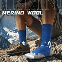 Chaussettes en laine mérinos sur mesure Chaussettes chaudes et épaisses en laine Chaussettes de sport de plein air pour la randonnée