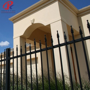 Plaque de clôture en acier galvanisé moderne haute résistance, clôture en métal forgé à vendre, clôture de jardin en acier antirouille et sécurisée - Product Image 5