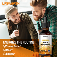 Lifeworth Cordyceps Male Healthcare Oyster Extract Liquid Améliorer l'endurance Anti Fatigue Hommes Oyster Maca Oral Liquid