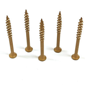 สกรูยึดพื้นระเบียงคุณภาพสูง ทนสนิม ขายส่งจากโรงงาน # 10 # 8 # สกรูเกลียวปล่อย 9 หัว แบบทอร์กซ์ - Product Image 2