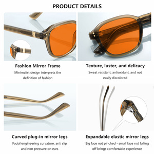 नया डिजाइन ऑप्टिकल फ्रेम चीन कारखाने प्रत्यक्ष बिक्री पुरुष और महिला एंटी ब्लू लाइट नारंगी लेंस टी 90 टिकाऊ फ्रेम - Product Image 4