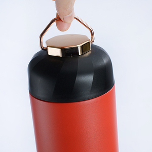 Factory <strong>Double</strong> <strong>Wall</strong> Vacuum Bento Travel Hot Lunch <strong>Box</strong> Outdoors Camping All-in-One Stainless Steel Insulated Food Jar with Spoon - Product Image 4