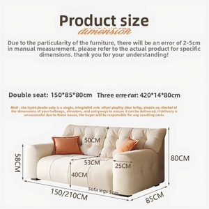 ชุดโซฟาหนังรูปตัวแอล สไตล์อิตาเลียนหรูหราทันสมัยสำหรับนั่งพักผ่อน - Product Image 3