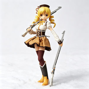 Figura <span class=keywords><strong>de</strong></span> Acción Coleccionable <span class=keywords><strong>de</strong></span> <span class=keywords><strong>Anime</strong></span>, Chica <span class=keywords><strong>Rubia</strong></span> con Doble Musquete, Figura <span class=keywords><strong>de</strong></span> PVC Decorativa para Adultos, en Caja - Product Image 5