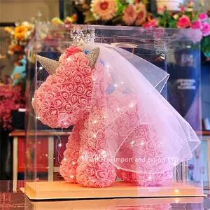 2024 lussuoso regalo artigianale di san valentino regali per la festa della mamma regali di rosa orsacchiotto 25cm 40cm 70cm orso rosa