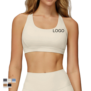 Logo personnalisé bretelles croisées dos creux Yoga <span class=keywords><strong>sport</strong></span> <span class=keywords><strong>soutien</strong></span>-<span class=keywords><strong>gorge</strong></span> femmes serré Fitness course Gym <span class=keywords><strong>soutien</strong></span>-<span class=keywords><strong>gorge</strong></span> haut - Product Image 3