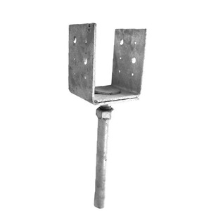 <strong>Concrete</strong> in U <strong>Post</strong> Support <strong>Bracket</strong> - Product Image 2