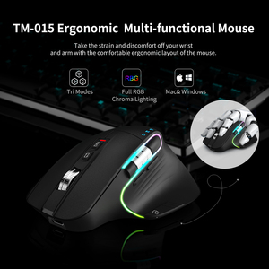 Có thể sạc lại không dây Slient chuột với độ chính xác cao cảm biến 3220 Ergonomic Chuột chơi game máy tính Mous - Product Image 4