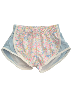 Preorder fiori con stampa floreale pantaloncini sportivi per bambine pantaloncini di moda per la sorella abbinamenti per bambini - Product Image 6