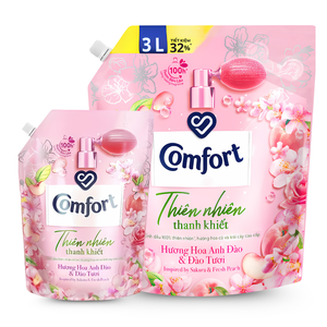 Suavizante de Telas Inspirado en la Naturaleza de Vietnam, Aroma a Melocotón Fresco y Sakura, Paquete Grande, Fragancia Duradera, Cuidado de la Ropa Premium - Product Image 6