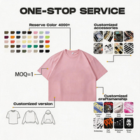 T-shirt à manches courtes personnalisable 100 % coton vintage de marque pour homme, col rond, 240 g, logo frontal, MOQ 1
