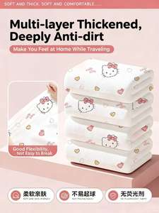 Einweg-Vliesstoff 4-teiliges Bettwäsche-Set Verdickt Wasserdicht Steril für Hotel Krankenhaus Gästezimmer Großhandel OEM - Product Image 2