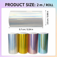 Film autocollant thermique direct PET irisé pour imprimante de poche mini 57 mm – Vente en gros
