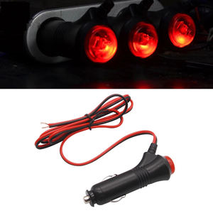 Car Cigarette Lighter Power Adapter 12V 24V Auto Charger Socket Plug 1m/2m/3m Universal Connector with Switch <strong>Cable</strong> - Product Image 4