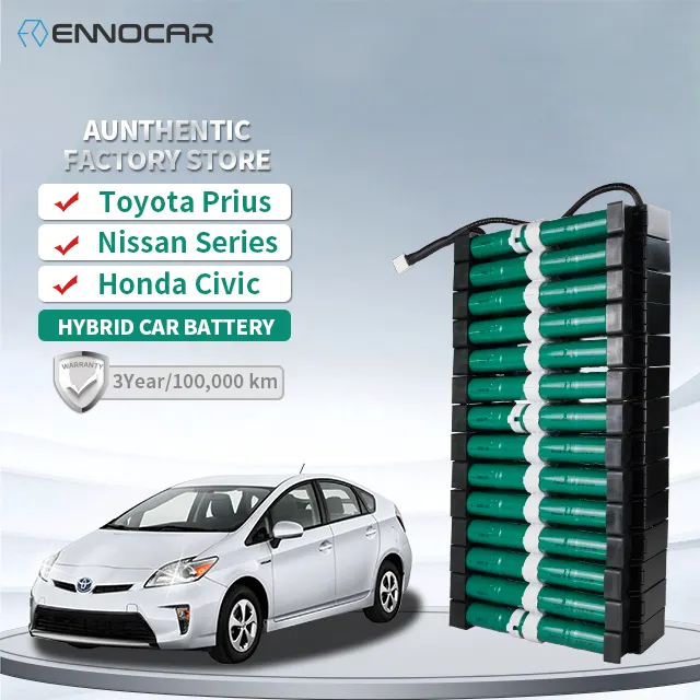 Ennocar grossista originale nuovo ni-mh 14.4V 7.2V 6.5Ah batteria ibrida di ricambio Prius gen2/ gen3 camry batteria ibrida per auto