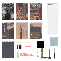 Kit de maison de poupée miniature en bois style époque vapeur Tonecheer Direct Factory, idéal pour les cadeaux d'entreprise en gros et les récompenses pour les employés