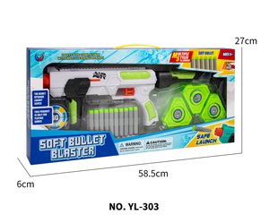 <span class=keywords><strong>Pistola</strong></span> Giocattolo Automatica CE con Proiettili Morbidi, <span class=keywords><strong>Pistola</strong></span> Giocattolo Militare che Spara Proiettili in Gomma per Bambini - Product Image 2