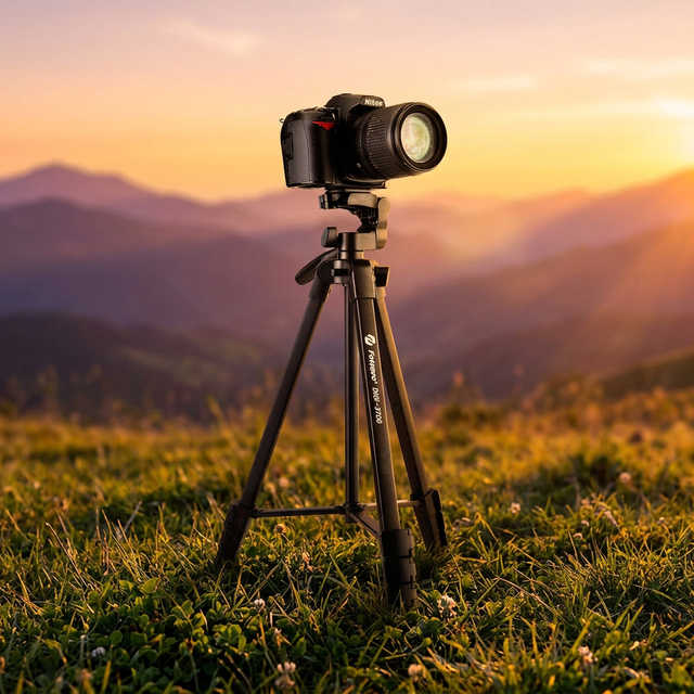 Factory Aluminum Tripod Digital Compact Tripod 1.5m Portable Dslr Digital Camera Tripod for Mobile Phone