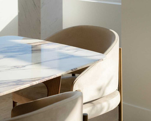 Wholesale New Arrival Italian Marble Slab Surface <b>Dining</b> <b>Table</b> Set Luxury Wood <b>Dining</b> <b>Table</b> Sets 6 Chairs Italian <b>Dining</b> <b>Table</b> S - Product Image 6
