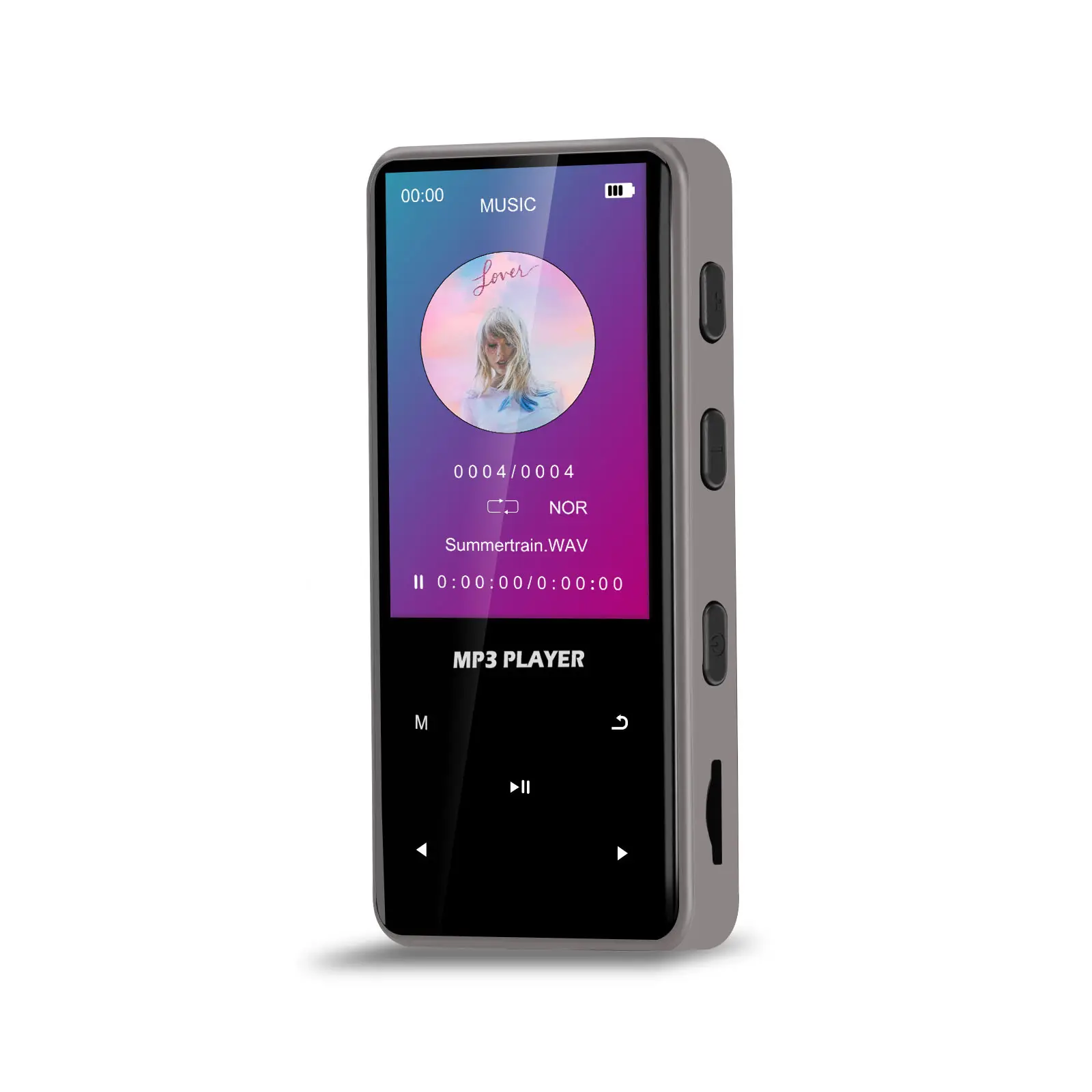 Aomago 32GB 2.4 inç ekran MP3 müzik çalar hoparlör kulaklık ile HiFi kayıpsız ses desteği kadar 128GB