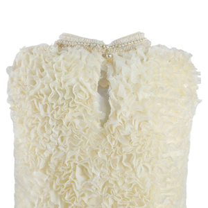 فستان أميرات للبنات قابل للتخصيص بطول الركبة لحفلات الزفاف في الخريف وأعياد الميلاد فستان زفاف للفتيات الصغيرات مزهر - Product Image 4