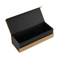 Boîte à vin pliante à fermeture magnétique personnalisée Emballage cadeau de luxe avec impression de logo