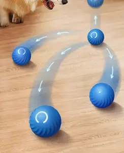 Nieuw Kattenspeelgoed Pet Ball Training Zelfbewegend Catnip Speelgoed Voor Katten En Honden Automatische Jumper Rollende Bal Kat Interactief Speelgoed