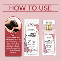 MOKERU Spray Parfumé Hydratant pour Cheveux à la Camomille pour Femme, Huiles Essentielles Naturelles, Longue Durée, Taille Standard