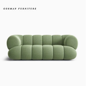 Rochburg sofá Intermede vintage tela italiana sala de estar en línea pequeño apartamento diseñador neumático sofá - Product Image 5