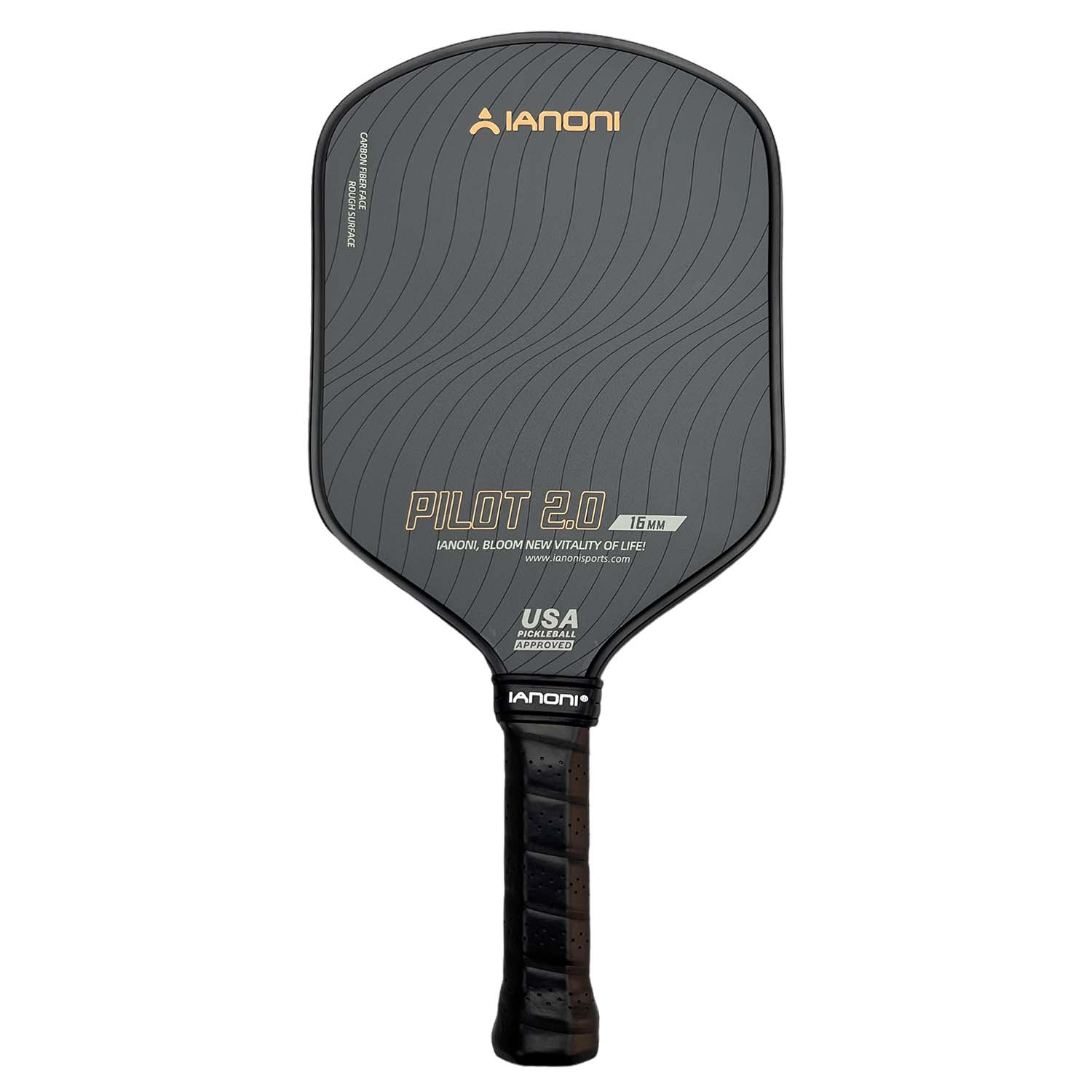 USAPA Approved T700 Raw Carbon Fiber Pickleball Paddle With A Rev-Core Power Polymer Core, Charged Carbon Surface, 16mm Paddle Ultimate Spin, Control - View #10