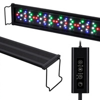 Lampu Akuarium WRGB dengan LED 5054/2835, Kontrol Kecerahan 10 Tingkat, Output 314-2280LM, dan Timer 3/6/9/12 Jam