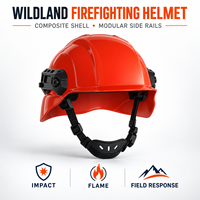 Casque de pompier en fibre de carbone, ignifuge, résistant aux hautes températures, pour la lutte contre les incendies, les secours d'urgence et la protection