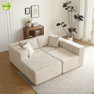 Canapé modulaire multifonctionnel en velours compressé, combinaison libre, en velours côtelé, pour salon/villa/grande <span class=keywords><strong>appartement</strong></span> - Product Image 2