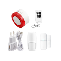 Sirène d'alarme intelligente WiFi, fonctionne avec les capteurs WiFi et 433 MHz, Tuya Smart Life, son 90 dB