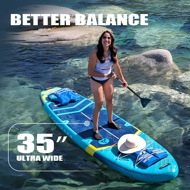 Skatinger đứng lên paddleboard biểu tượng tùy chỉnh Inflatable sup EVA lướt tất cả các vòng Paddle Board