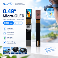 Layar Micro OLED 0,49 Inci 1920x1080 FHD Kecerahan Tinggi untuk Perangkat Penglihatan Malam
