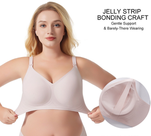 <span class=keywords><strong>Soutien</strong></span>-<span class=keywords><strong>gorge</strong></span> d'allaitement Push-up sans couture, doux, confortable, respirant et anti-affaissement, pour femmes, gros bustes pour maternité, tricoté - Product Image 3