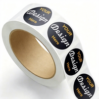 Pegatinas Personalizadas Autoadhesivas, Resistentes al Agua y al Aceite, Impresión de Etiquetas con Logotipo, Rollo de Pegatinas