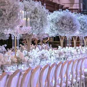 简单的婚礼中心件拱形圆拱金属花卉支架桌子中心基座柱支架婚礼装饰