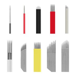 Lames de microblading jetables de 0,15 mm, aiguilles de tatouage manuel pour sourcils, microblades PMU pour maquillage permanent, compatibles avec stylo manuel - Product Image 5