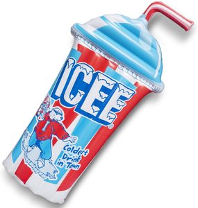 Galleggiante Gonfiabile Personalizzato OEM in PVC a Forma di Bottiglia di Succo di Frutta per Piscina, Design Ecologico, Capacità 100-500kg per Pubblicità - Product Image 6